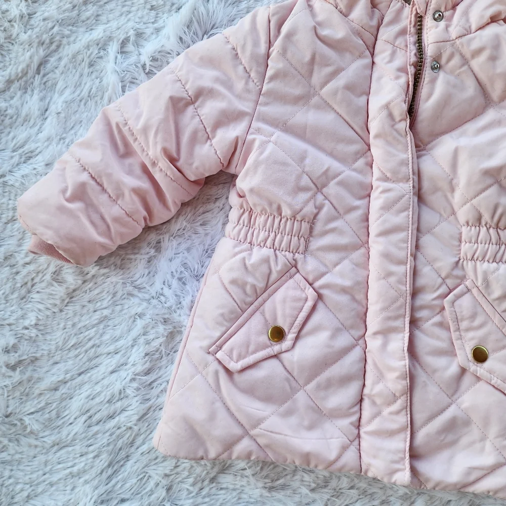 Oshkosh Girls‎ Pink Quilted Puffer Jacket.